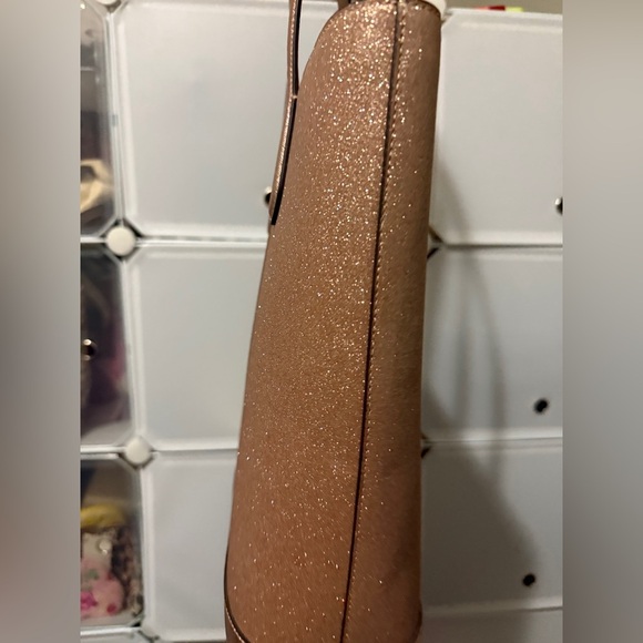 Kate Spade Glitter Rose Gold Sparkling Tote - Picture 5 of 11